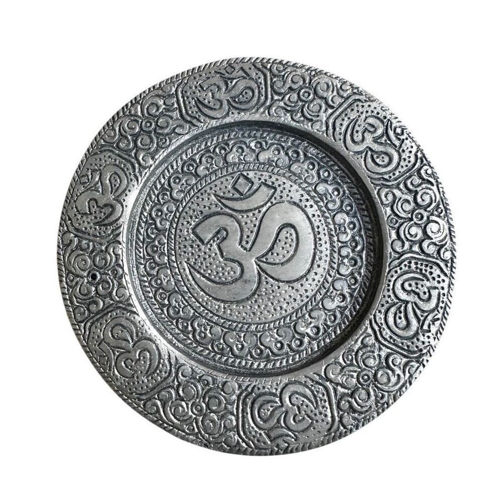 Embossed Om Symbol Incense Holder
